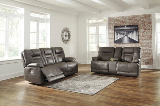 Wurstrow Smoke Power Reclining Living Room Set - Lara Furniture