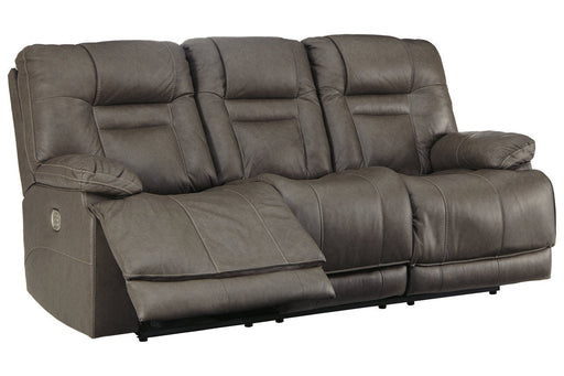 Wurstrow Smoke Power Reclining Sofa - U5460215 - Lara Furniture