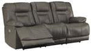 Wurstrow Smoke Power Reclining Sofa - U5460215 - Lara Furniture