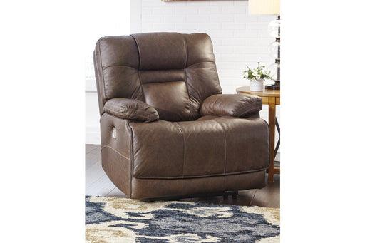 Wurstrow Umber Power Recliner - U5460313 - Lara Furniture