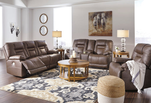 Wurstrow Umber Power Reclining Living Room Set - Lara Furniture