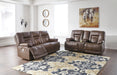 Wurstrow Umber Power Reclining Living Room Set - Lara Furniture