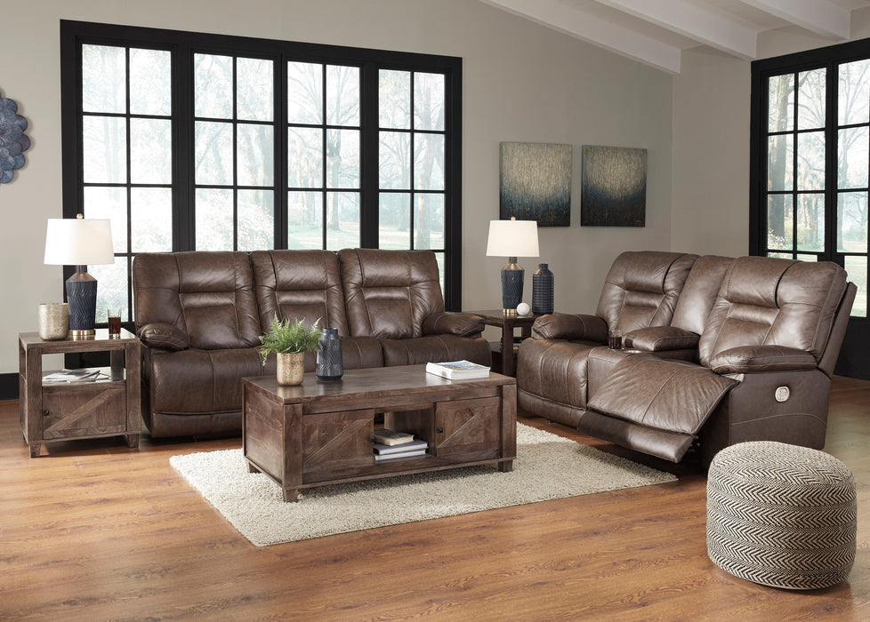 Wurstrow Umber Power Reclining Living Room Set - Lara Furniture