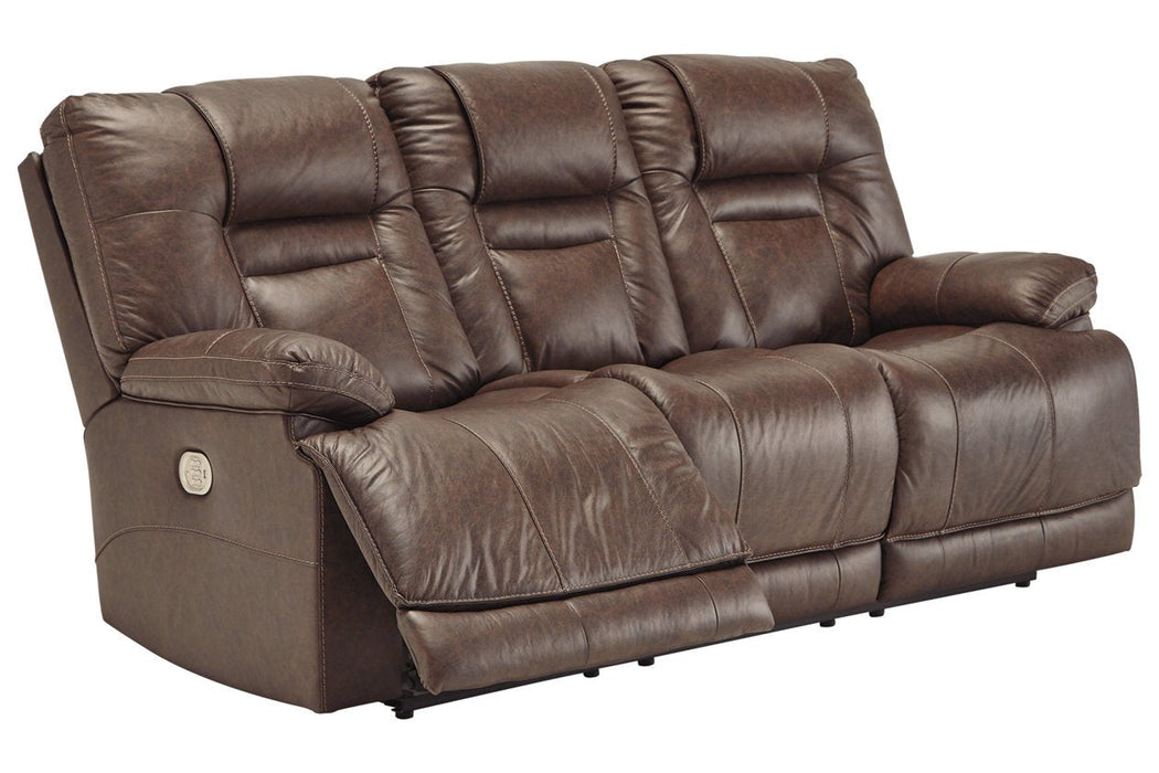 Wurstrow Umber Power Reclining Sofa - U5460315 - Lara Furniture