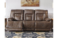 Wurstrow Umber Power Reclining Sofa - U5460315 - Lara Furniture