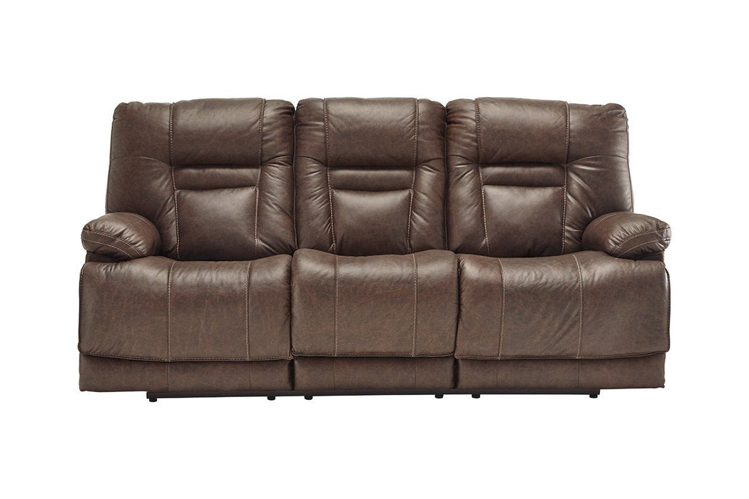 Wurstrow Umber Power Reclining Sofa - U5460315 - Lara Furniture