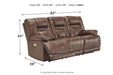 Wurstrow Umber Power Reclining Sofa - U5460315 - Lara Furniture