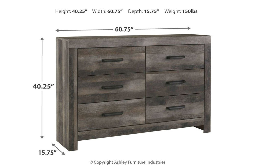 Wynnlow Gray Dresser - B440-31 - Lara Furniture