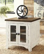 Wystfield White/Brown End Table - T459-3 - Lara Furniture