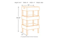 Yulton Antique White Storage Shelf - A4000091 - Lara Furniture