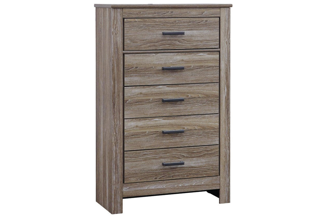 Zelen Warm Gray Chest of Drawers - B248-46 - Lara Furniture