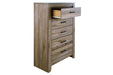 Zelen Warm Gray Chest of Drawers - B248-46 - Lara Furniture