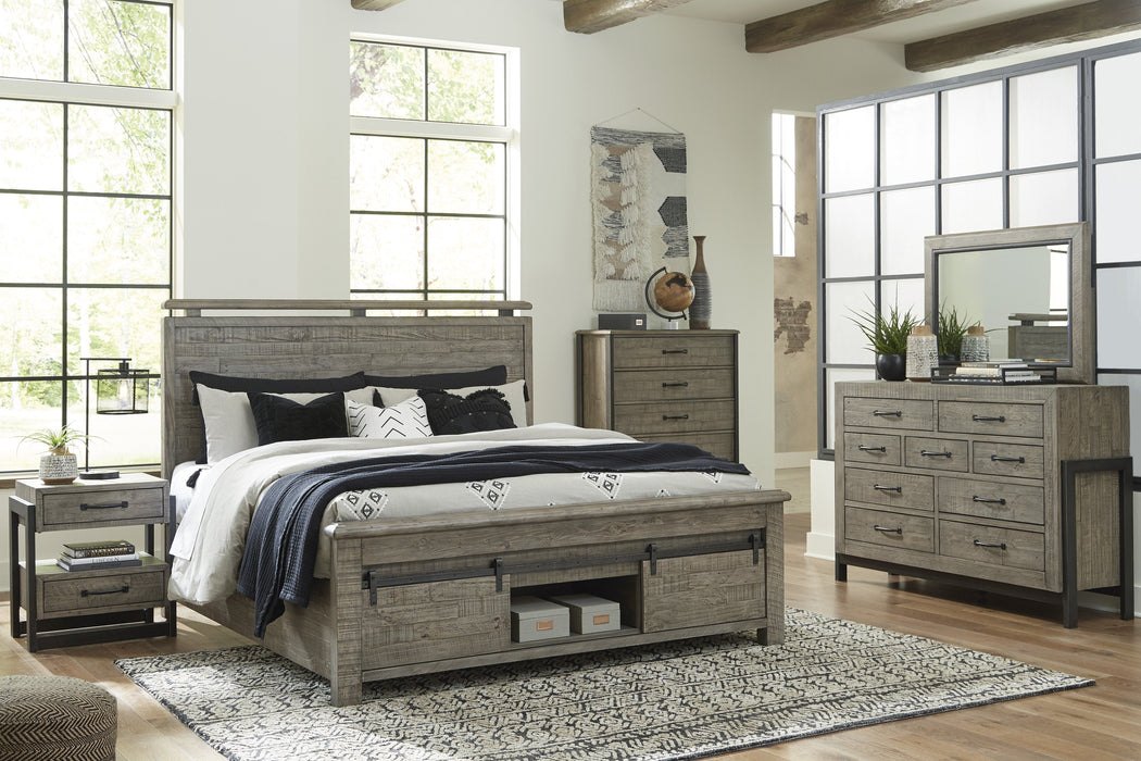 Brennagan Gray Storage Bedroom Set