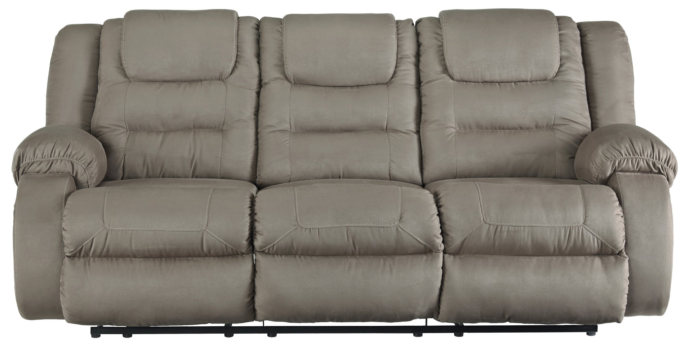 McCade Cobblestone Reclining Living Room Set - Lara Furniture