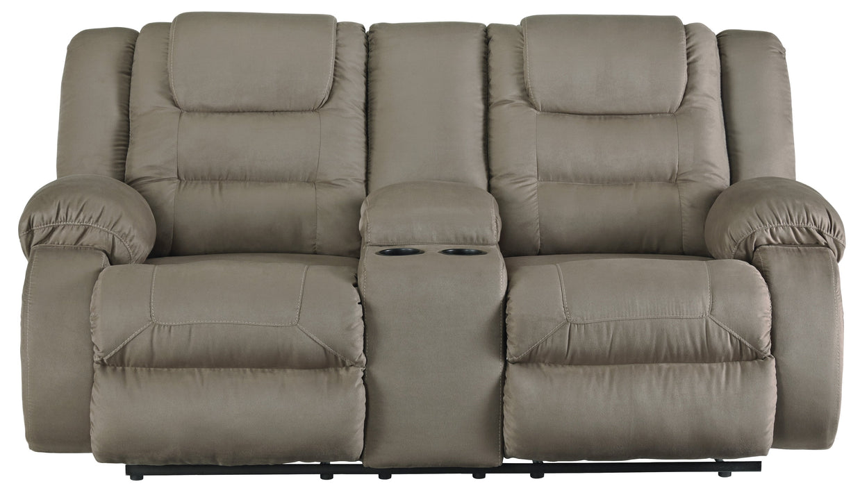 McCade Cobblestone Reclining Living Room Set - Lara Furniture