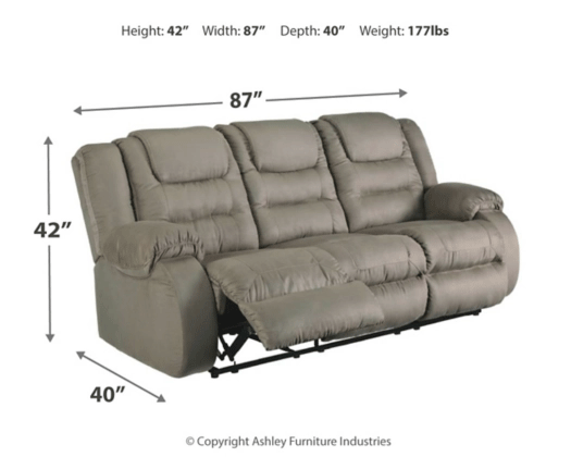 McCade Cobblestone Reclining Living Room Set