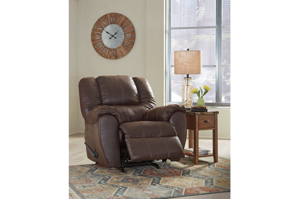 McGann Walnut Recliner - Lara Furniture