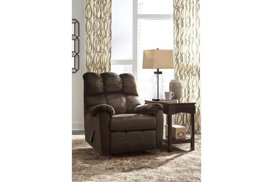 Foxfield Chocolate Recliner - Lara Furniture