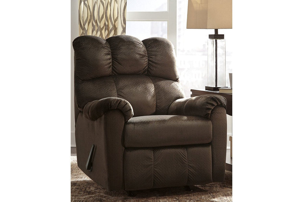 Foxfield Chocolate Recliner - Lara Furniture