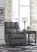 Foxfield Charcoal Recliner - Lara Furniture