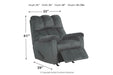 Foxfield Charcoal Recliner - Lara Furniture