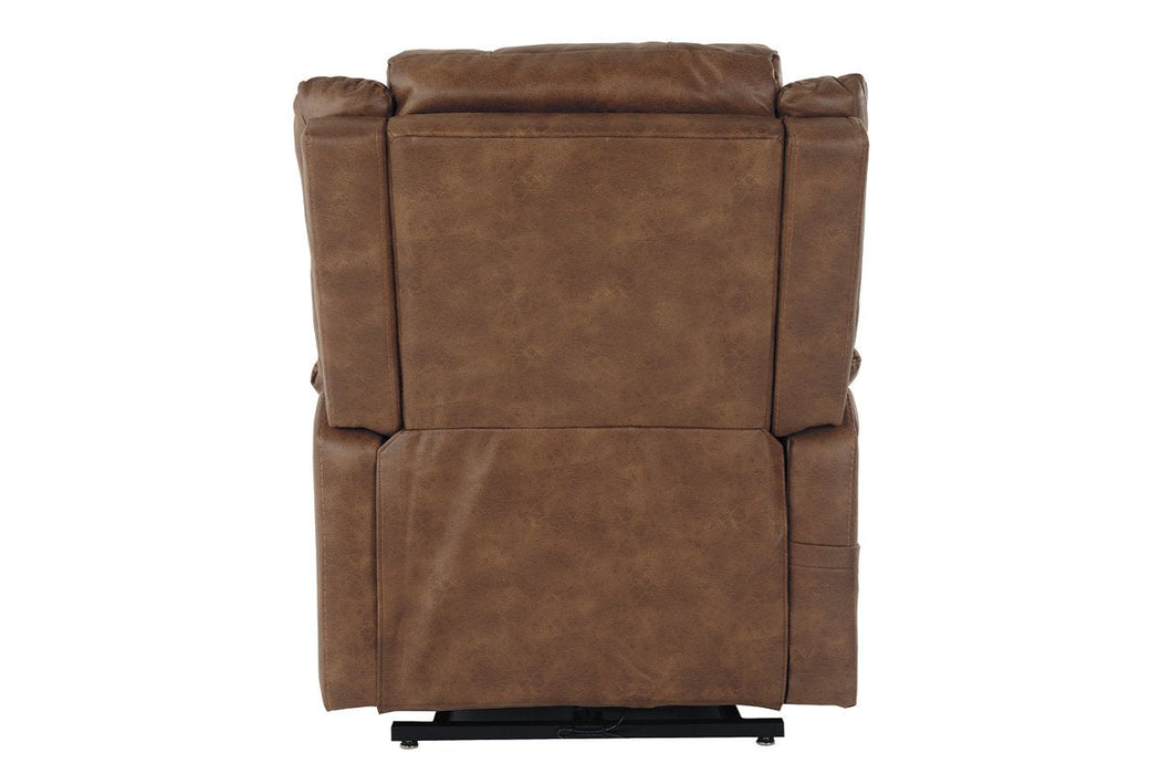 Yandel Saddle Power Lift Recliner - Lara Furniture