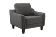 Jarreau Gray Chair - Lara Furniture