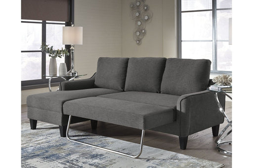 Jarreau Gray Sofa Chaise Sleeper - Lara Furniture