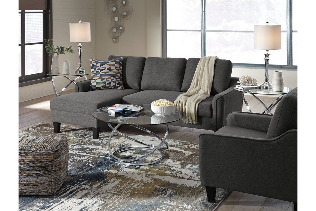 Jarreau Gray Sofa Chaise Sleeper - Lara Furniture