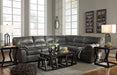 Bladen Slate RAF Sectional - Lara Furniture