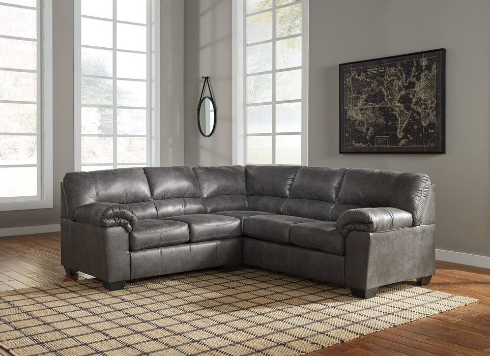 Bladen Slate RAF Sectional - Lara Furniture