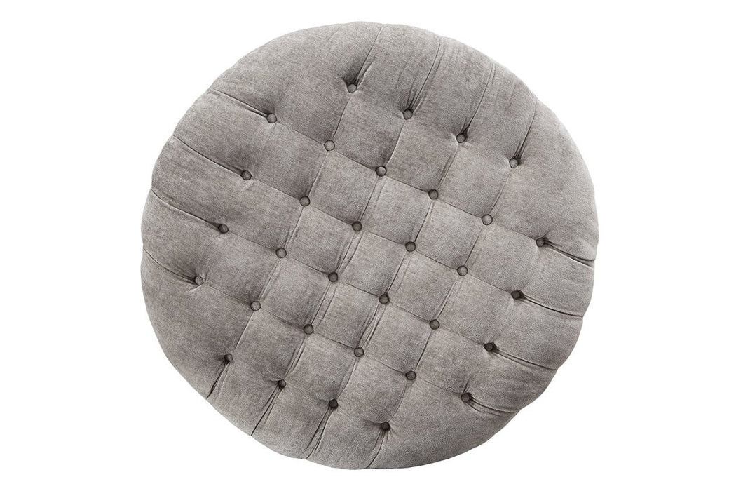 Carnaby Dove Oversized Accent Ottoman - Lara Furniture