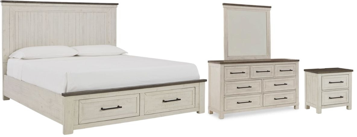 Brewgan  Panel Storage Bedroom Set