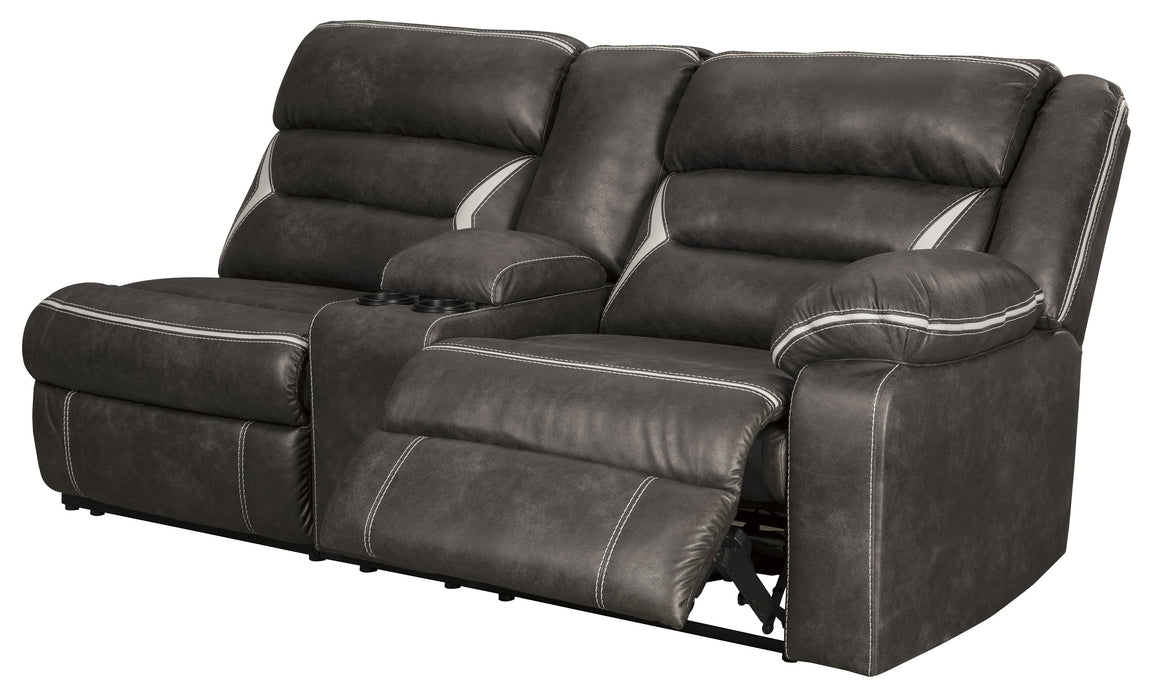 Kincord Midnight RAF Power Recliner Sectional - Lara Furniture