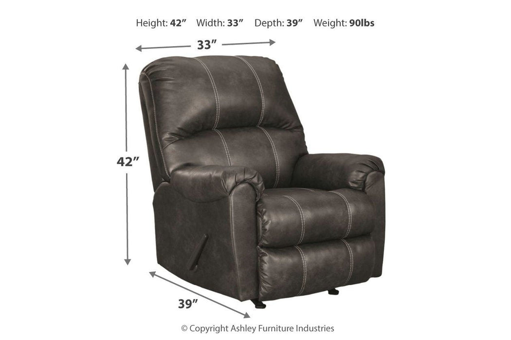 Kincord Midnight Recliner - Lara Furniture