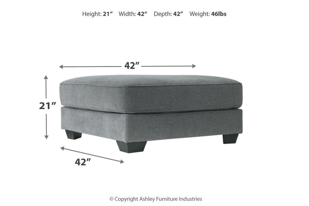 Castano Jewel Oversized Ottoman - Lara Furniture