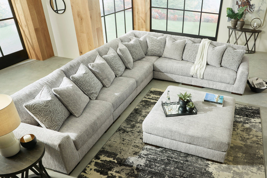 Regent Park Pewter  Sectional