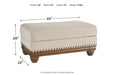 Harleson Wheat Ottoman - Lara Furniture