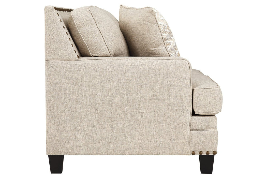 Claredon Linen Loveseat - Lara Furniture
