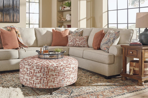 Amici Oversized Accent Ottoman