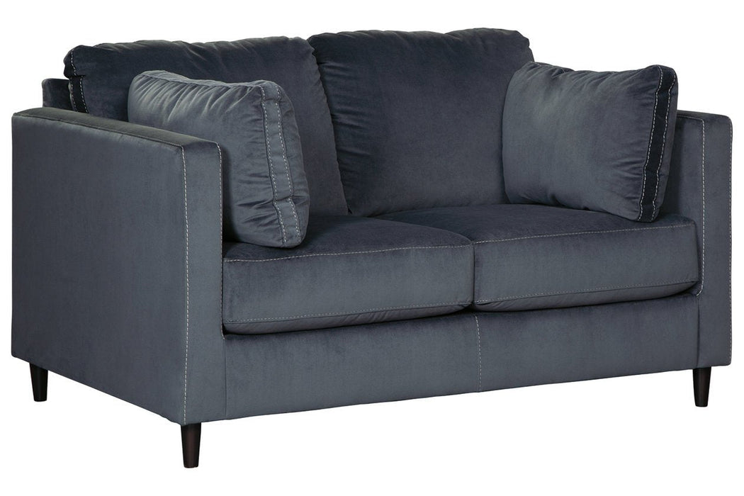 Kennewick Shadow Loveseat - Lara Furniture