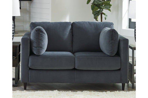 Kennewick Shadow Loveseat - Lara Furniture