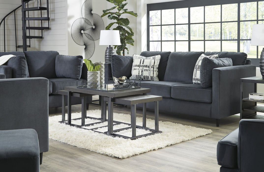 Kennewick Shadow Living Room Set - Lara Furniture