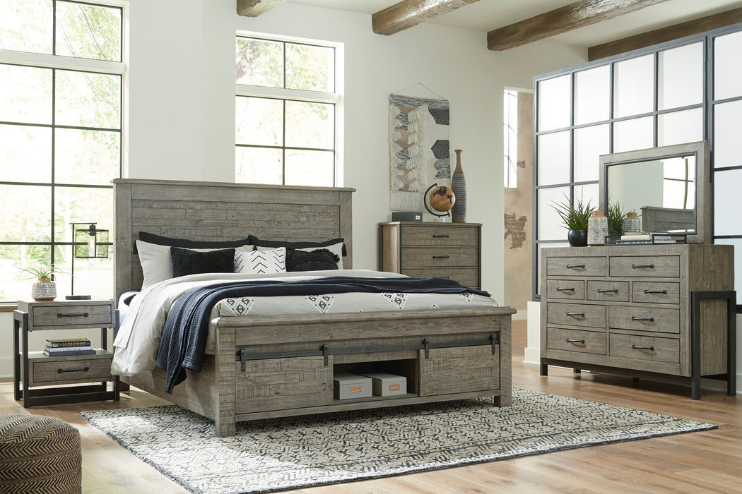 Brennagan Gray Storage Bedroom Set