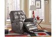 Alliston Gray Recliner - Lara Furniture