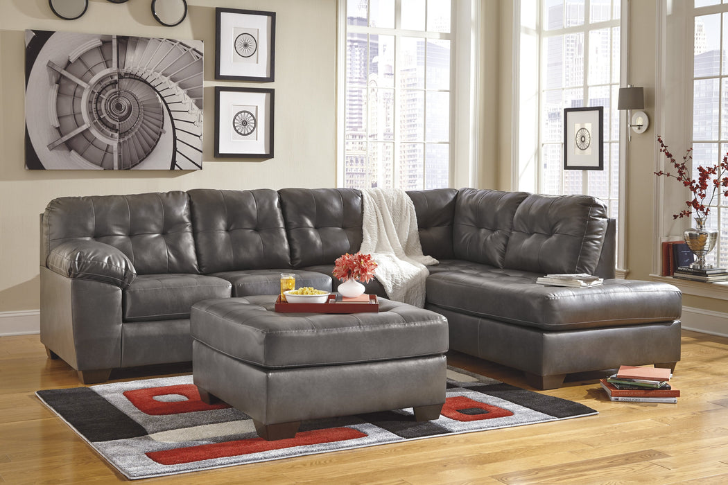 Alliston Gray RAF Sectional - Lara Furniture