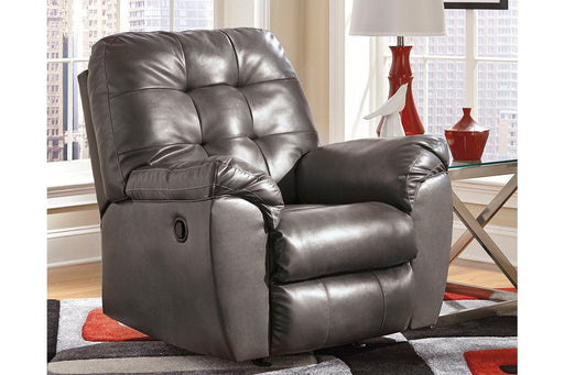 Alliston Gray Recliner - Lara Furniture