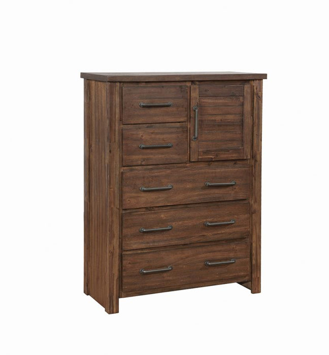 Sutter Creek 5-drawer Chest Vintage Bourbon