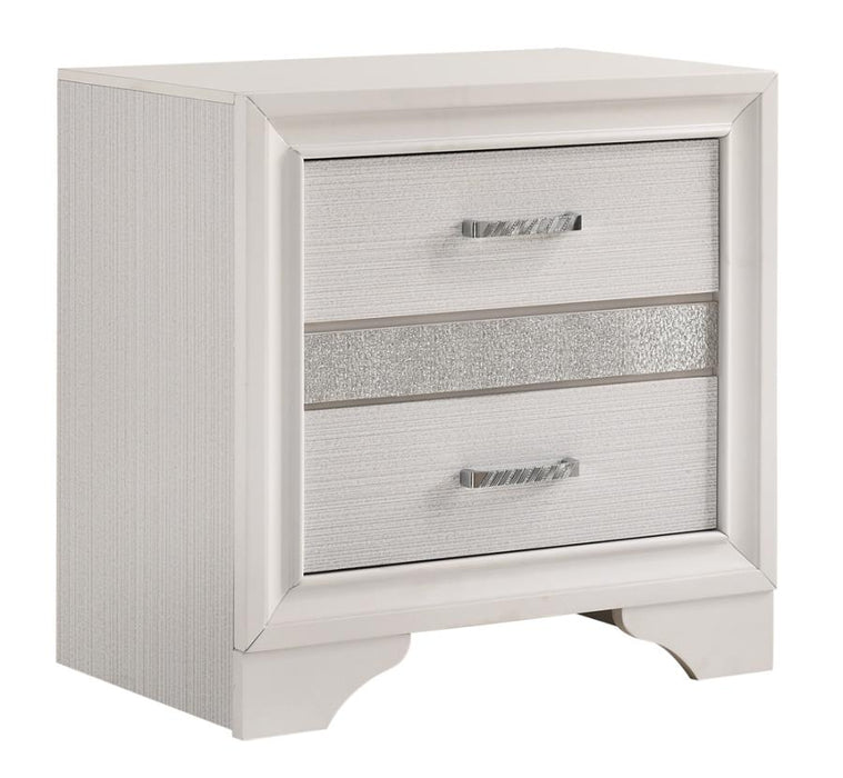 Miranda Eastern 2-drawer Storage Bed White Set