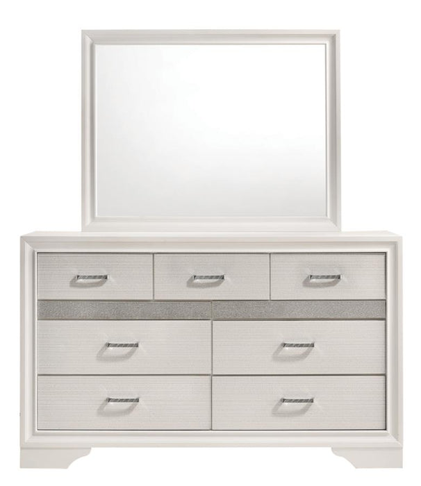 Miranda Rectangular Mirror White